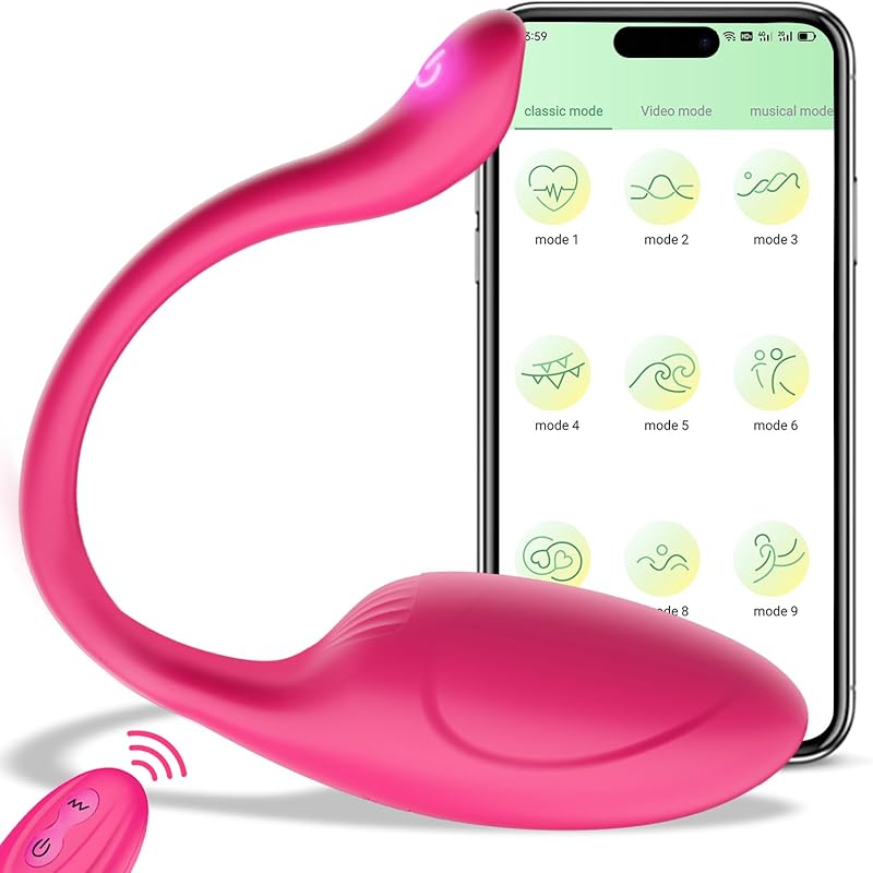 Pink Fun Remote Control spot Panty Vibrator A-rose Red